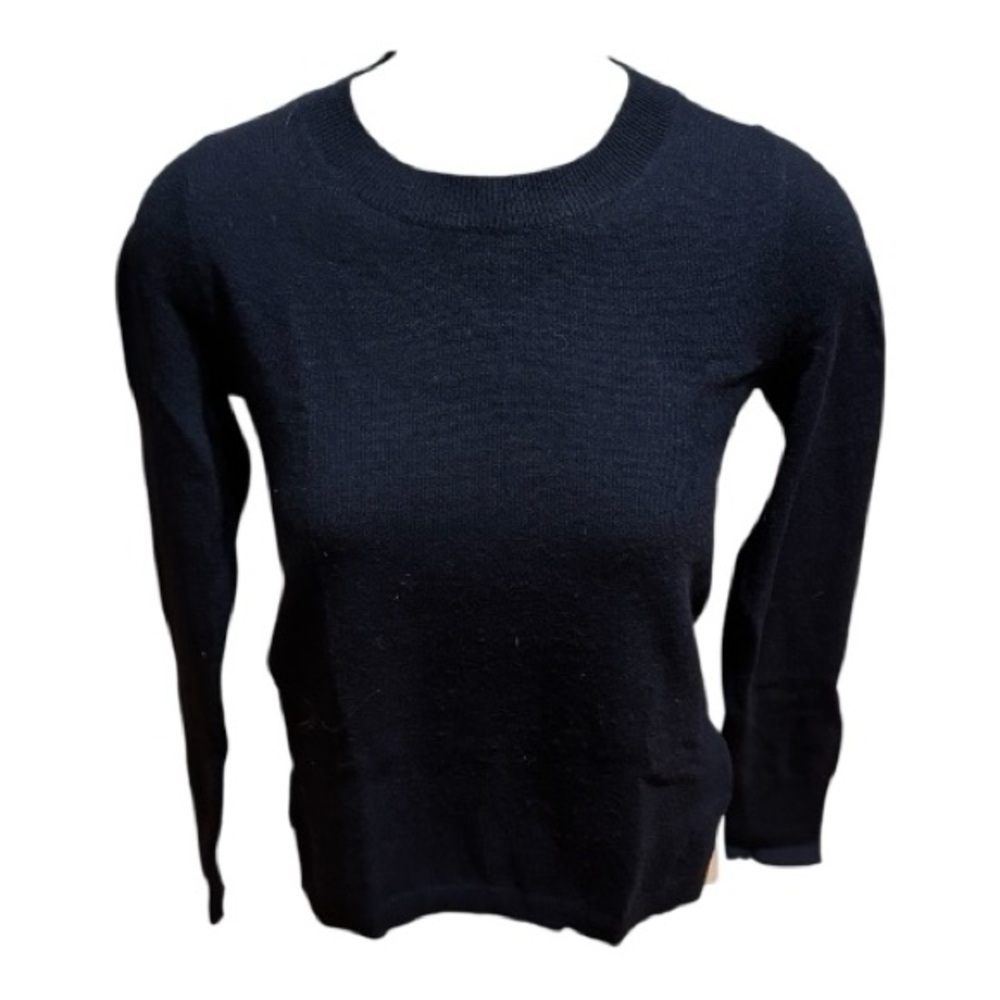J. Crew 100% Cashmere Black Crewneck Sweater XS